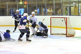 Taru Hockey heräsi tositoimiin ottelun toisessa erässä ja kaatoi Kankaanpään Jääkarhut lopulta lukemin 4–2. Kuva: Markku Pönni. 