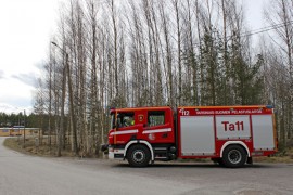 Mikäli Tarvasjoen paloasemahanke etenee suunnitelmien mukaan, tällä tyhjällä tontilla komeilee uusi paloasema vuonna 2017.