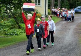 Auran Kirkonkulman koululla lukuvuosi on aloitettu olympiahengessä.