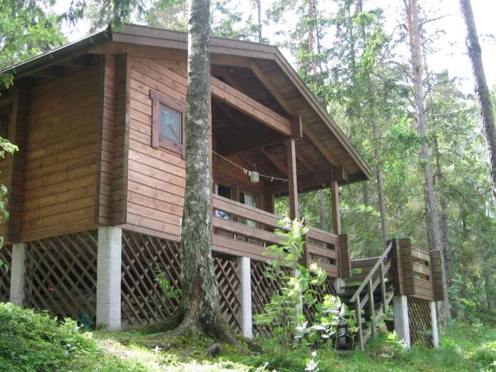Meri-Marttila oli marttilalaisten virkistysalue Kemiönsaaressa Sandön saarella. Kuva: AVL:n arkisto / Marttilan kunta.