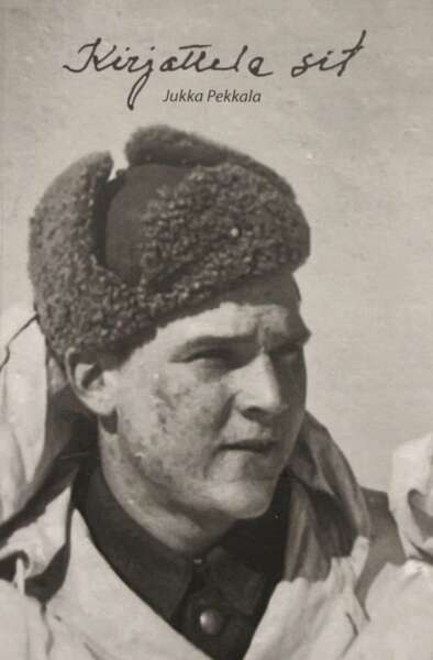 Kirjan kannessa on Tommi Pekkala kevättalvella 1944.